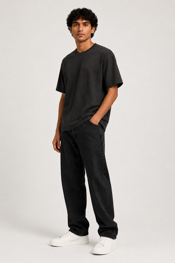 PREMIUM-Oversized Cotton French Terry - 240 GSM - Charcoal