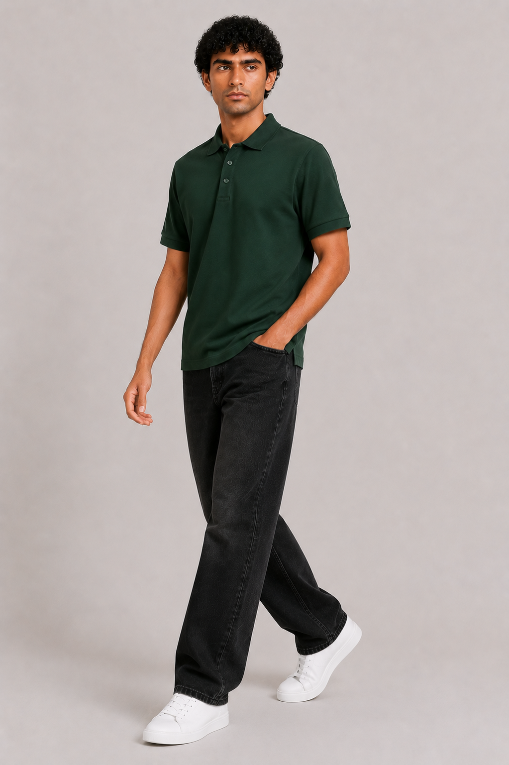 PREMIUM- Polo Cotton - 240 GSM - Green